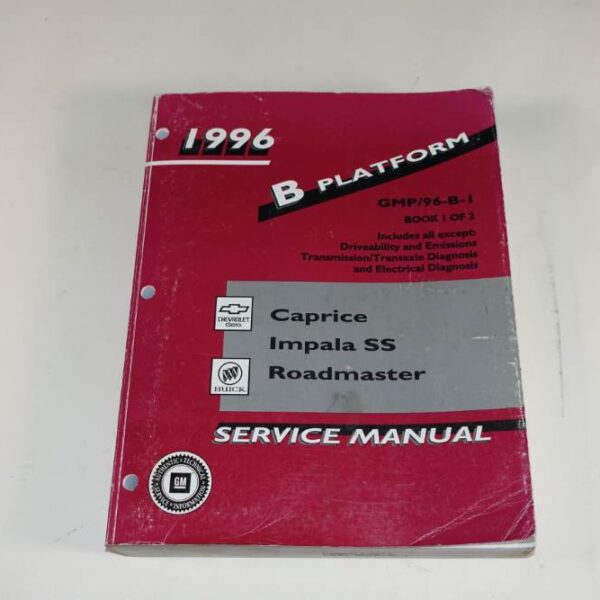 1996 Chevrolet Caprice Service Manual Band 2