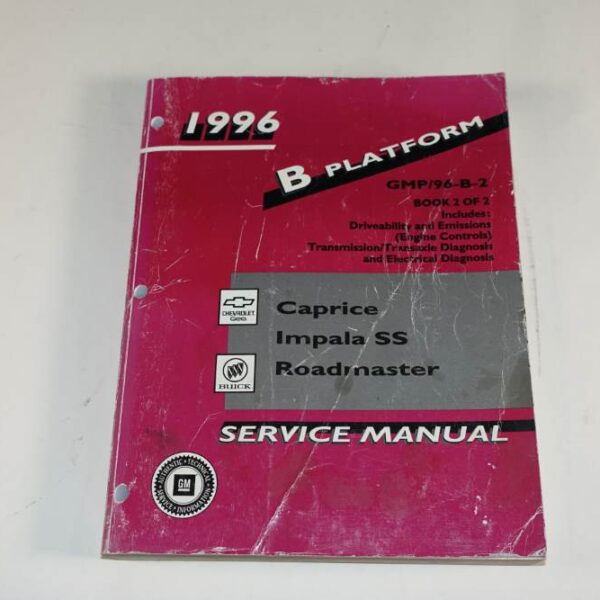 1996 Chevrolet Caprice Service Manual Band 1