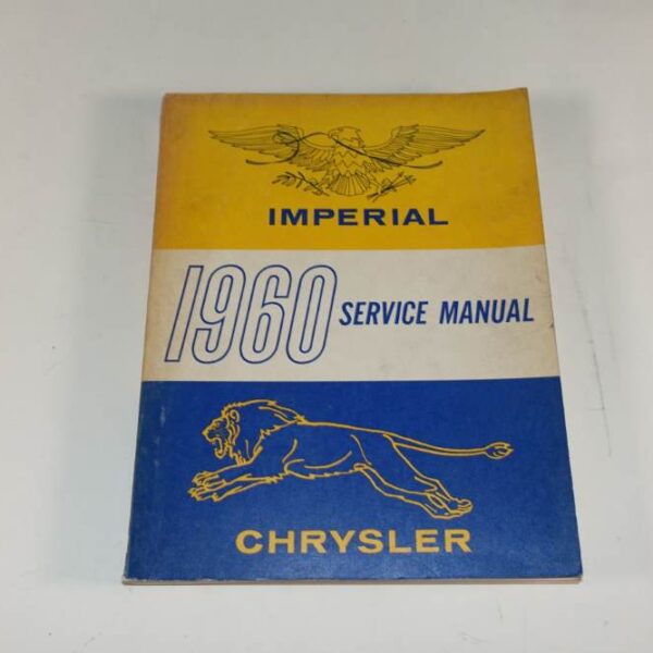 1960 Chrysler Imperial Service Manual