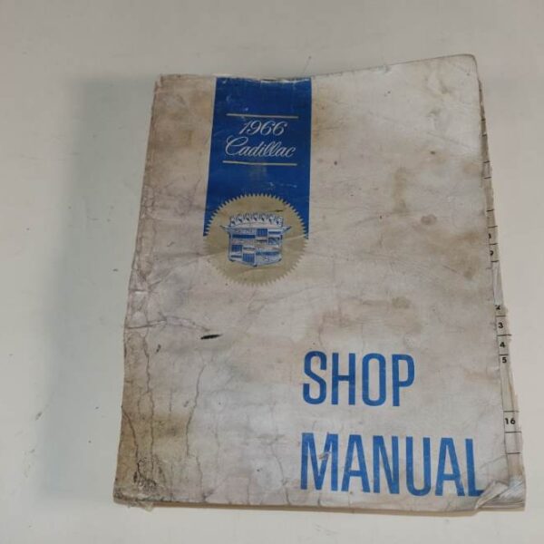 1966 Cadillac Shop Manual