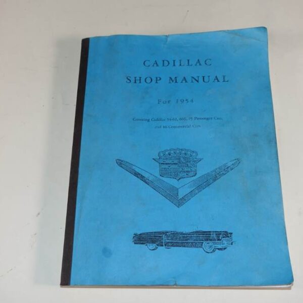 Cadillac 1954 Shop Manual