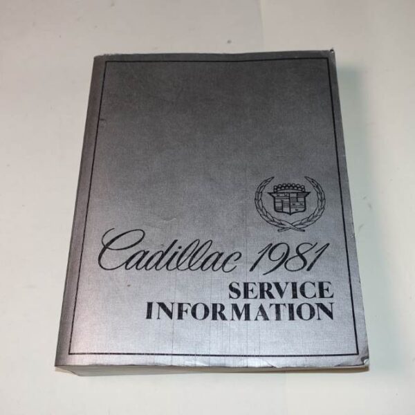 1981 Cadillac Service Information