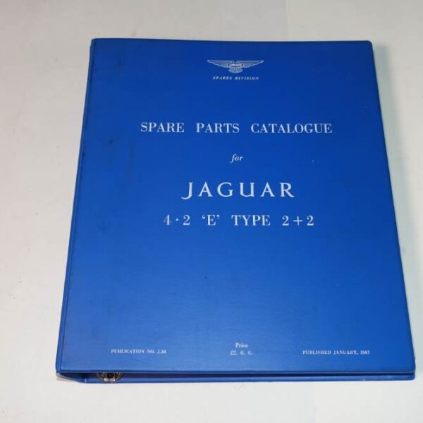 Jaguar 4 2 Type 2+2 Spare Parts Catalogue